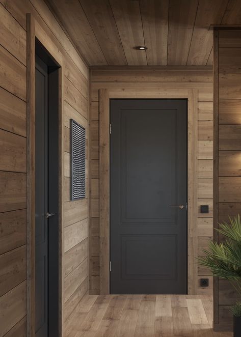 Cedar Walls Bathroom, Mountain Interiors, Chalet Interior, Chalet Design, Sell My House, Hus Inspiration, Modern Cabin, Entry Way, Basement Ideas