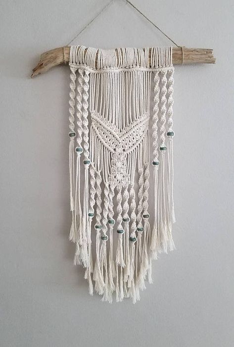 k a t i e 🥀 @kathryynnicole Driftwood Macrame, Tapestry Macrame, Wall Macrame, Fiber Wall Hanging, Makramee Diy, Macrame Owl, Diy Macrame Plant Hanger, Macrame Wall Hanging Patterns, Macrame Curtain