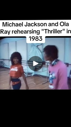 4.3K views · 1.4K reactions | Michael Jackson and Ola Ray rehearsing “Thriller” In 1983
.
.
Credit: 80s.deennice
.
#fyp #reels #michaeljackson #viral
#Mjfan #fyptrendingviral
#josephmoonwalkers #trending #nowyouknow | Joseph Wallace | josephmoonwalkers · Original audio Michael Jackson 1983, Michael Jackson Gif, Michael Jackson, Audio