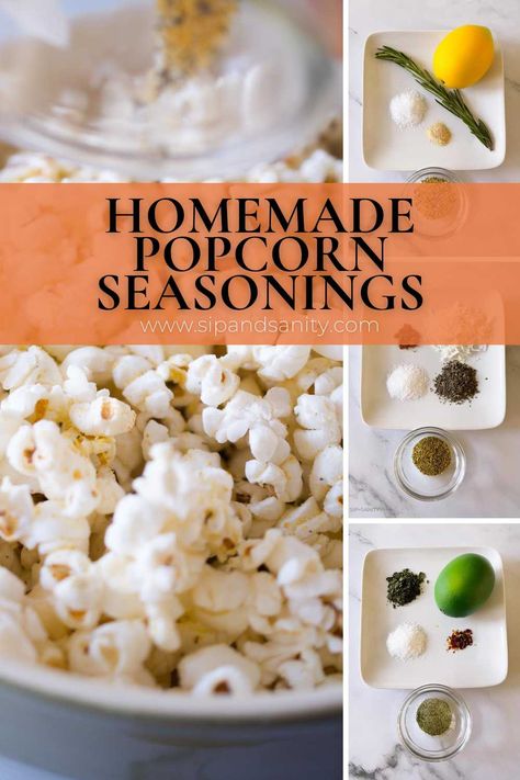 Diy Popcorn Seasoning, Homemade Popcorn Seasoning, Popcorn Seasoning Recipes, Popcorn Seasonings, Diy Popcorn, Soda Bar, Drying Cilantro, Your Next Movie, Homemade Popcorn