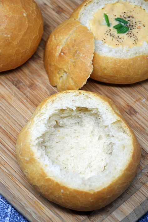 Bread Bowls Bread Machine, Bread Bowl Bread Machine, Bread Bowls In Bread Machine, Bread Bowl Recipe Bread Machine, Bread Machine Bread Bowls, Bread Machine Bread, Homemade Bread Bowls, Broccoli Cauliflower Casserole, Easy Bread Machine Recipes