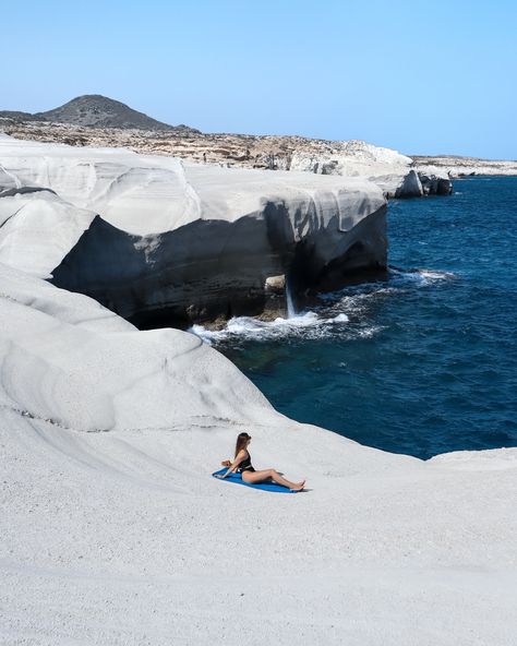 Sarakiniko Beach, Milos Sarakiniko photoshoot Milos Sarakiniko, 2012 Tumblr, Sarakiniko Beach, Greek Summer, Moon Walk, I Cried, The Way Back, My Pinterest, On The Moon