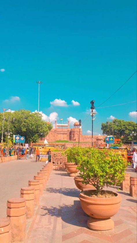 Chandani Chowk, Red Fort, Fort, Iphone, Red