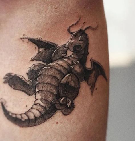 dragonite tattoo - Brave Search Noivern Tattoo, Dragonzord Tattoo, Braveheart Tattoo, Botw Dragon Tattoo, Dragonite Tattoo, Brave, Tatting, Tattoos, Quick Saves