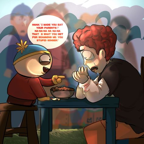 Cartman And Scott, Scott Tenorman Pfp, South Park Scenes, Scott Tenorman Fanart, South Park Scott Tenorman, South Park Drawings, South Park Art, Scott Tenorman, Emo Eric Cartman