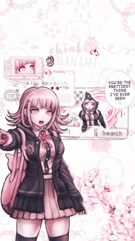 Chiaki Wallpaper, Chiaki Nanami Wallpaper, Danganronpa Wallpaper, Nanami Chiaki, Chiaki Nanami, Future Wallpaper, Cute Themes, Shaman King, Soft Wallpaper