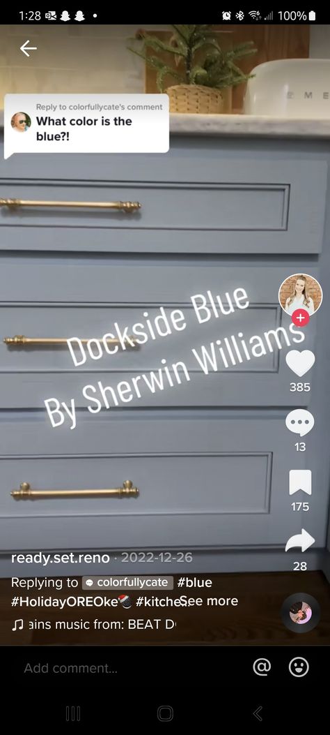 Blue Bathroom Vanity Paint Color, Sherwin Williams Blue Cabinet Colors, Valspar Blue Paint Colors, Dockside Blue Sherwin Williams, Sw Poolhouse, Sherwin William, Sherwin Williams Blue, Paint Color Inspiration, Paint Color Schemes