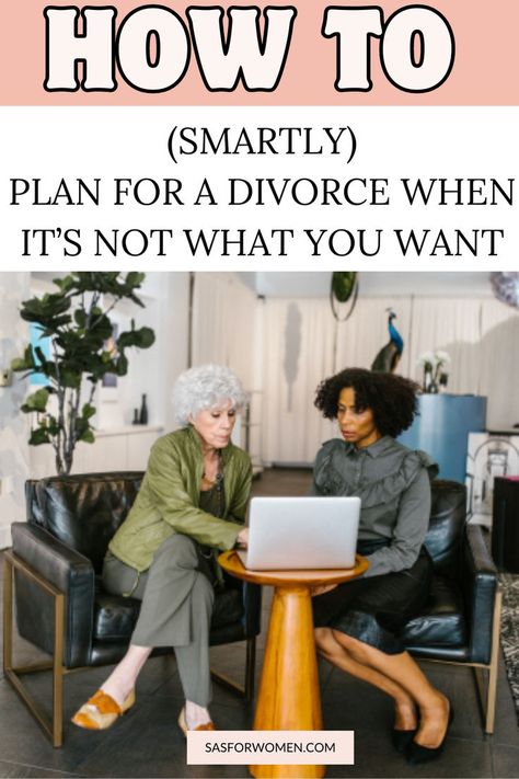 When hit with the word divorce most women are ill prepared to handle the tumult that follows. So, how do you plan for a divorce when you feel derailed by the emotions of it all? A a part of you must accept that the divorce is happening and you must prepare yourself. Preparing For Divorce, Coping With Divorce, How To Be Smart, Dealing With Divorce, Separation And Divorce, Divorce Support, Divorce For Women, Divorced Men, Divorce Process