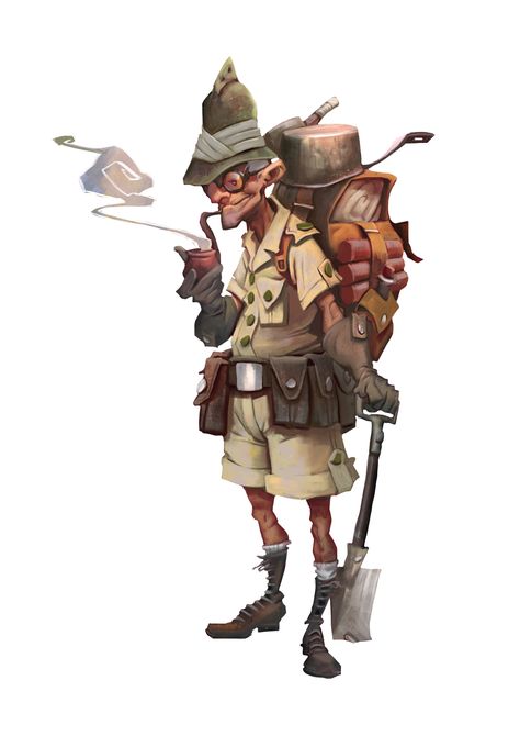 edouardguiton.com | The Adventurers | Edouard Guiton | Miguel Coimbra Stylized Proportions, Victorian Adventurer, Edouard Guiton, Illustrator Character, Character Designer, Concept Art Character, Science Fiction Art, Character Design Male, 판타지 아트