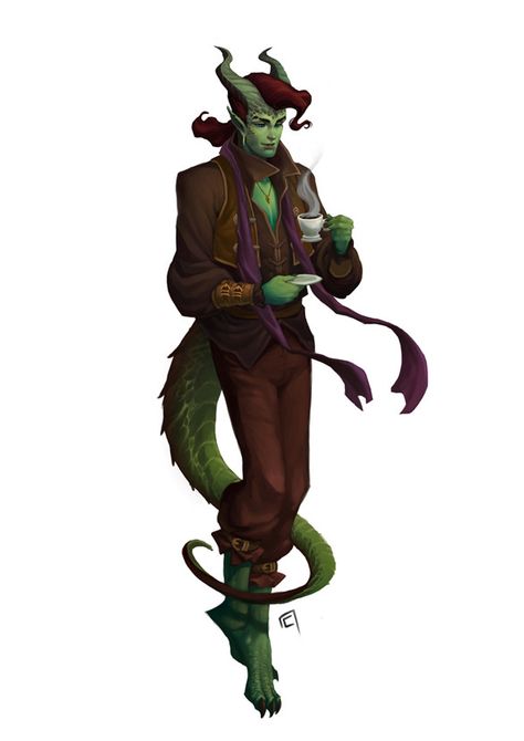 Green Tiefling Male, Green Tiefling, Tiefling Art, Tiefling Druid, Dnd Enemies, Dungeons And Dragons Art, Fantasy Races, Fantasy City, Dnd Art