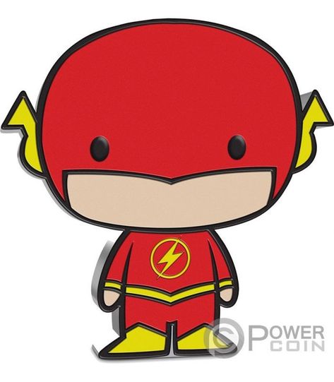 Flash Chibi, Dc Comics Series, Fastest Man, Silver Coin, Man Alive, Silver Coins, The Flash, Watercolor And Ink, Pure Silver