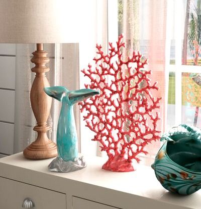 Artificial / Faux Corals for Decor... http://www.completely-coastal.com/2011/06/artificial-faux-corals-for-decor.html Decorative coral sculptures in many styles and colors! Coral Home Decor, Artificial Coral, Stylish Tips, Coral Decor, Cute Dorm Rooms, Beachy Decor, Coastal Bedrooms, Nautical Home, Contemporary Home Decor