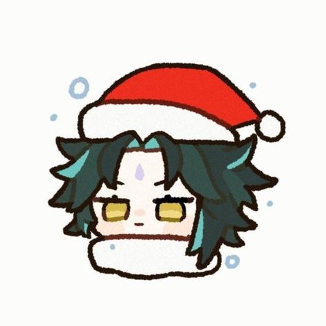 Christmas Genshin, Genshin Christmas, Xiao Genshin Impact, Genshin Pfp, Xiao Genshin, Happy Xmas, Anime Christmas, Christmas Icons, Save The World