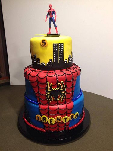 spiderman 3 tier birthday | cake lady wpb | Flickr Spider Man 3rd Birthday Cake, Spiderman Cake Ideas Spider Man 3rd Birthday, Spider Man Cake Two Tier, Spiderman Birthday Cake Two Tier, 3 Tier Spiderman Cake, 3 Tier Birthday Cake, Spiderman Birthday Cake 1 Tier, Tiered Cakes Birthday, Spiderman Birthday Party