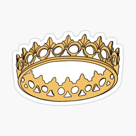 The Cruel Prince Crown, Cruel Prince Crown, The Cruel Prince Stickers, Crown Sticker, Stickers Books, Prince Tattoos, Fantasy Bookmarks, Stickers Ideas, Crown Queen