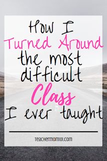 Teacher Mom 101: How I Turned Around the Most Difficult Class I Ever Taught School Diy Ideas, Classroom Discipline, Classroom Management Elementary, Teaching Classroom Management, Substitute Teaching, Classroom Behavior Management, Classroom Management Tips, Classroom Management Strategies, New Teacher