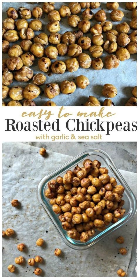 Roasted Chickpeas Recipe | Roasted Garbonzo Beans are a Healthy and High Protein snack. Make this crunchy snack spicy, sweet, savory or plain. How to make roasted chickpeas is easy. Click the photo for the recipe. TodaysCreativeLife.com Protein Snacks For Kids, Garbonzo Beans, Roasted Garbanzo Beans, Chickpea Recipes Roasted, Chickpeas Recipe, Healthy Protein Snacks, Protein Snack, Crunchy Snack, Chickpea Recipes