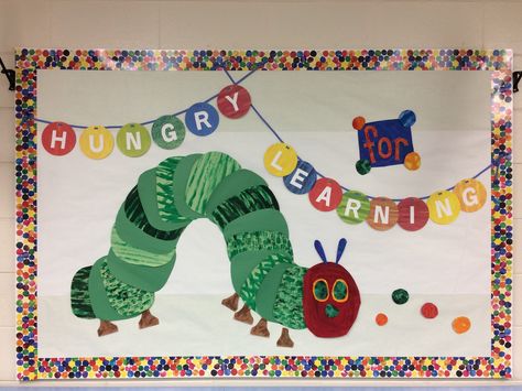 Pre K Class Themes, Hungry Caterpillar Bulletin Board Ideas, Eric Carle Classroom Theme Decor, Hungry Caterpillar Classroom Theme, Eric Carle Bulletin Board Ideas, Eric Carle Bulletin Board, Eric Carle Classroom Theme Bulletin Boards, The Hungry Caterpillar Classroom Decor, Hungry Caterpillar Bulletin Board