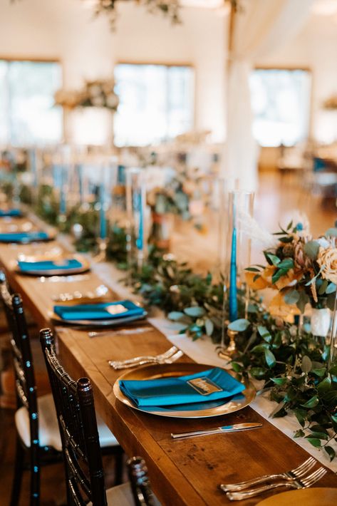 Romantic Winter Wedding at The Chandelier of Gruene | Reiley + Rose | Central Texas Floral Designer | New Braunfels, TX Wedding | chapel wedding, bride and groom, wedding, wedding day inspiration, wedding floral inspiration, romantic wedding, jewel-toned wedding colors, Hill Country wedding venue, rust wedding colors, teal wedding colors | via reileyandrose.com Teal And Bronze Wedding, Teal Terracotta Wedding, Western Wedding Blue, Teal Western Wedding, Terracotta And Teal Wedding, Teal Winter Wedding, Teal And Terracotta Wedding, Teal And Rust Wedding, Copper And Teal Wedding