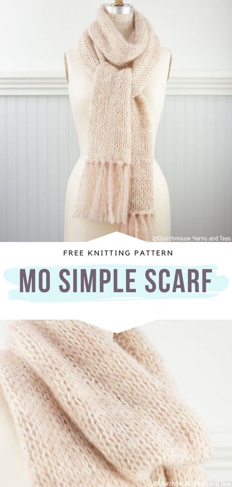 Mohair Scarf Free Knitting Pattern, Scarf Knit Free Pattern, Cute Scarf Knitting Pattern, Mohair Yarn Knitting Patterns, Scarf Pattern Beginner, Loose Knit Scarf Pattern, Knit Simple Scarf, Lightweight Knit Scarf Pattern, Big Scarf Knitting Pattern