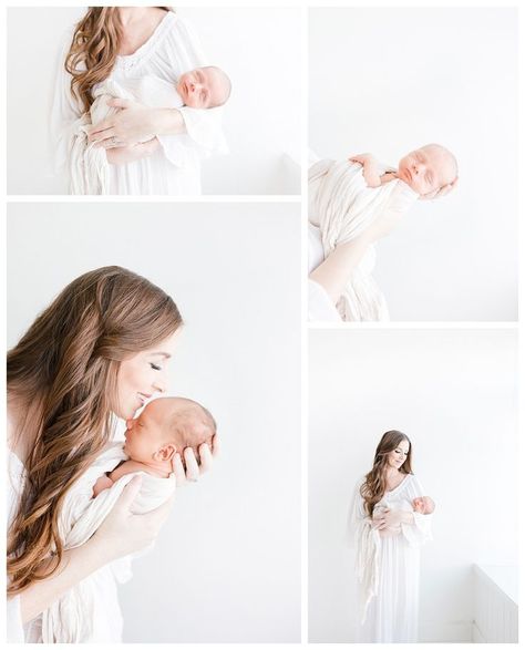 Mom And Newborn Pictures Studio, Newborn Mommy And Me Pictures, Natural Newborn Photography, Foto Newborn, Baby Fotografie, Studio Newborn, Newborn Family Photos, Natural Newborn, Newborn Photography Poses