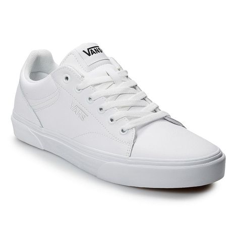 Best Sandals For Men, All White Shoes, Leather Vans, White Shoes Men, Tenis Vans, Women Skates, White Sneakers Men, White Tennis Shoes, Vans White