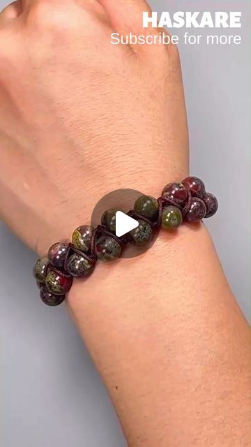 LU  Lindy on Instagram: "Braiding Beaded Bracelet for beginner #beads #pfy #haskare #diy #MensFashion #diybeads#haskare" How To Make A Double Beaded Bracelet, Diy Beads, Bead Bracelet, Beaded Bracelet, Crystal Beads, Jelly, Macrame, Braids, Beaded Bracelets