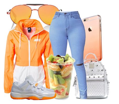 "Citrus 11s" by zoelh178 ❤ liked on Polyvore featuring Givenchy, NIKE, MCM and Aroma Jordan 11 Citrus Outfits, Bright Citrus Jordan 11 Outfit, Jordan Outfit, Orange Outfit, Cute Swag Outfits, Baddie Outfits Casual, Baddie Outfits, Teenage Fashion Outfits, Teen Fashion Outfits