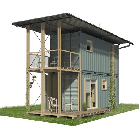 Wooden House Plans, Shipping Container Cabin, Shipping Container Home Designs, Shipping Container House Plans, Container Ideas, Container Buildings, Building A Tiny House, Building A Container Home, Container Architecture