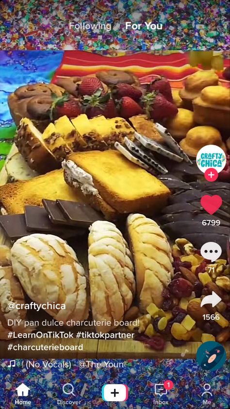 Pan Dulce Charcuterie Board, From Tiktok, Candy Bars, Charcuterie Board, Party Food, Candy Bar, Candy