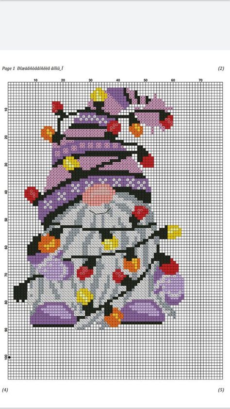 Gonk Cross Stitch Patterns, Gonk Cross Stitch, Jul Perler, Christmas Cross Stitch Patterns Free, Christmas Bookmark, Gnome Cross Stitch, Holiday Cross Stitch Patterns, Holiday Cross Stitch, Xmas Cross Stitch