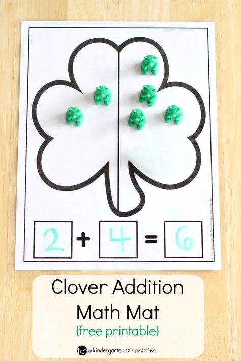 Addition Manipulatives, Math Corner, March Math Centers, Kindergarten March, March Math, Math Mats, March Themes, Spring Kindergarten, March Activities