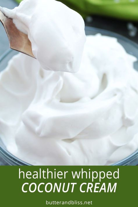 Organic Whipped Cream, Dairy Free Cool Whip Recipe, Coconut Cream Whipped Topping, Cocowhip Recipe, Smoothie Sorbet, Dairy Free Cool Whip, Coconut Whip Cream, Dairy Free Whipped Topping, Coconut Whipped Cream Recipe