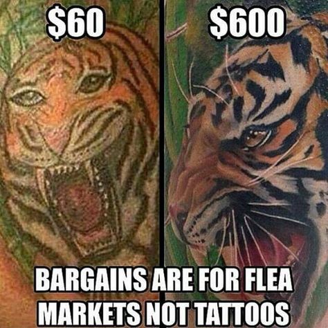 The difference between an expensive tattoo and a cheap one Tattoo Memes, Glow Tattoo, Cheap Tattoo, Realistic Mermaid, Southern Heritage, D Tattoo, Body Tattoo, Inked Tattoo, Tattoos Art