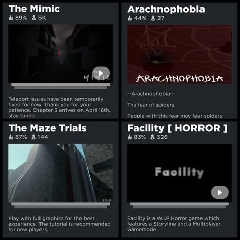 Here are some scary Roblox games! <3 Roblox Horror Games To Play With Friends, The Mimic Roblox Game, Scary Roblox Games, Roblox Horror Games, Scary Games To Play, Aesthetic Halloween Wallpaper, Creepy Text, Wallpaper 2022, Creepy Games