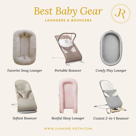 New Mom Essentials, Newborn Must Haves, Baby Bouncers, Newborn Necessities, Jasmine Roth, Mom Essentials, Newborn Stroller, Baby Wishlist, Baby Gear Essentials