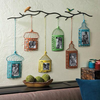 Floral Pictures, Diy Backsplash, Birdcages, Collage Picture Frames, Decoration Photo, Picture Frame Sets, Photo Decor, Wall Pictures, Prints Wall