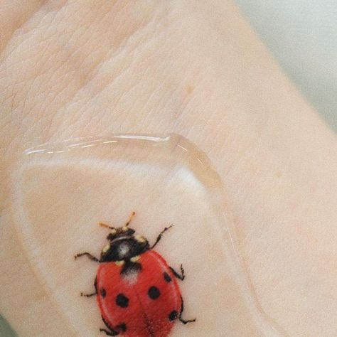 Eunmi Song on Instagram: "Ladybug🐞 🇺🇸LA June / July Booking Available ✉️saegeemtattoo@gmail.com Done at @greystudiola #smalltattoo #ladybugtattoo #colortattoo #latattooartist #saegeemtattoo" Ladybug Tattoo, Booking Available, La Tattoo, Lady Bug Tattoo, M Tattoos, June 17, Color Tattoo, Beautiful Things, Small Tattoos