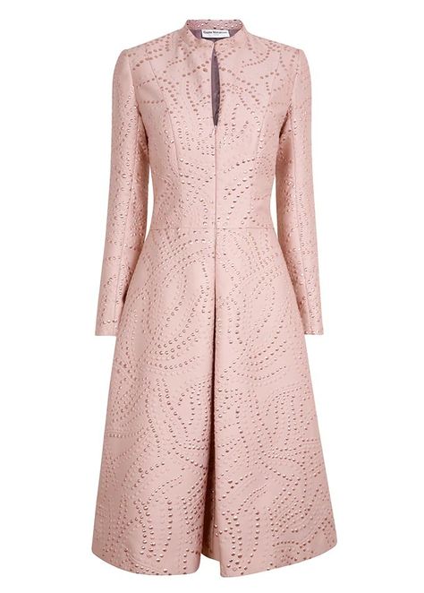 Claire Mischevani, Pleated Coat, Pleat Dress, Pink Parties, Creative Home, British Style, Coat Dress, Fast Fashion, Types Of Fashion Styles