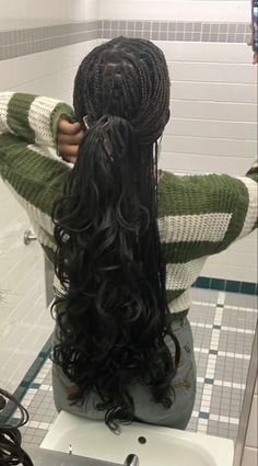 Peakaboobraids Boho, French Curly Braids Hairstyles, Spanish Curl Braids, Hairstyles Long Braids, Hair Inspo Braids, Hair For Box Braids, French Curls Braids, Curly Braiding Hair, Hair Extensions For Black Women