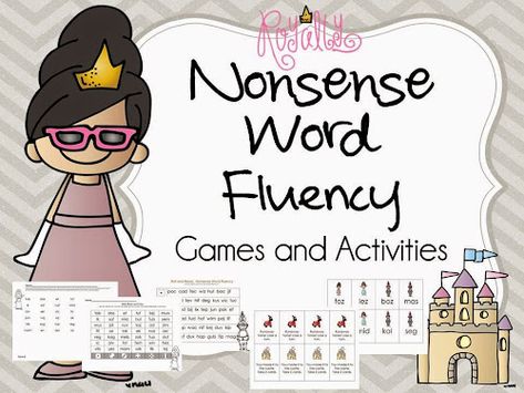 Nonsense Word Games, Nonsense Words Fluency, Cvc Games, Read Write Inc, Intervention Activities, Fluency Games, Partner Games, Kindergarten Language Arts, Fluency Practice