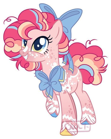 Mlp Pinkie Pie Redesign, Mlp Ponysona, My Little Pony Redesign, Pinkie Pie Redesign, Mlp Oc Ideas, Mlp Oc Art, Oc Ref Sheet, Mlp Designs, Mlp Redesigns