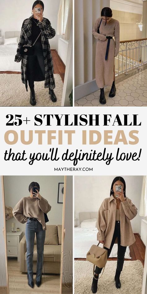 Sweater weather is finally here and we couldn't wait to put together a collection of the best sweater outfit ideas! These are also just the perfect fall outfits as well! Sweater Over Button Up Outfit, Better Sweater Outfit, Cute Fall Outfit Ideas, Sweater Outfit Ideas, Long Sweater Outfits, Button Down Outfit, Cute Sweater Outfits, Thanksgiving Outfit Women, Fall Sweater Dress