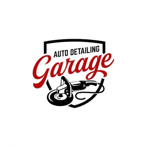 Car Shop Logo, Auto Shop Logo, Auto Detailing Logo, Logo Inspiration Vintage, Mechanics Logo, Detailing Car, Garage Logo, Car Logo Design, Logo Service