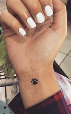 Tatoo Dog, Tattoo Band, Dog Paw Tattoo, Libra Tattoo, Paw Tattoo, Wolf Tattoo Design, Small Tattoos Simple, Small Meaningful Tattoos, Cute Little Tattoos