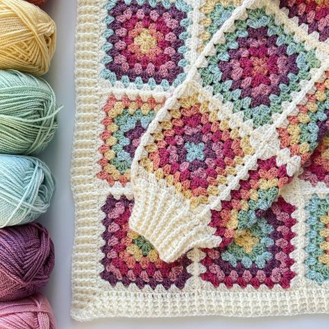 All Posts • Instagram Crochet Rainbow Granny Square Cardigan, Rainbow Granny Square Cardigan, Granny Square Rainbow, Rainbow Granny Square, Sea Crochet, Long Crochet Cardigan, Granny Square Cardigan, Square Cardigan, Lovely Sunday