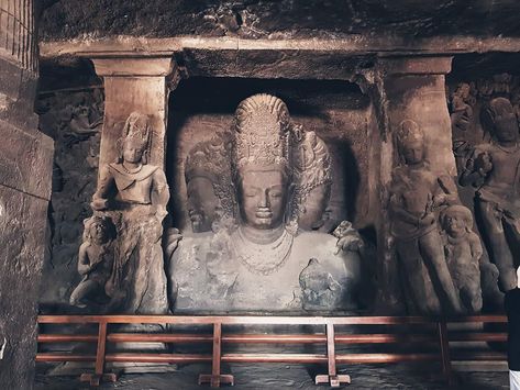 @Elephanta Caves, Mumbai Elephanta Caves Mumbai, Elephanta Caves, Ancient Temple, Indian Sculpture, Amazing Nature Photos, Ancient Temples, Futuristic Architecture, Chickens Backyard, Amazing Nature