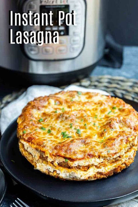 Pasta Ahead Of Time, Small Lasagna, Pressure Cooker Lasagna, Layer Lasagna, Pot Lasagna Recipe, Instant Pot Lasagna Recipe, One Pot Lasagna, Instant Pot Lasagna, Best Easy Dinner Recipes