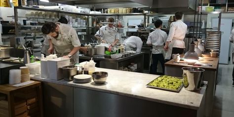 https://www.cateringtoday.co.uk/comment/features/the-rise-of-the-delivery-only-kitchen/ Small Restaurant Kitchen Layout, Restaurant Kitchen Design Ideas, Restaurant Kitchen Layout, Clean Eating Prep, Restaurant Kitchen Equipment, Restaurant Trends, Restaurant Kitchen Design, Commercial Cooking Equipment, Commercial Kitchen Design