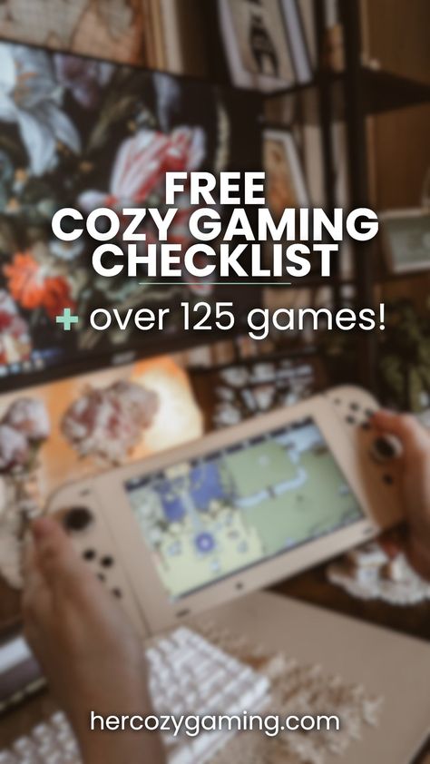 FREE Cozy Games Checklist + over 125 games by Her Cozy Gaming Free Games On Nintendo Switch, Free Cozy Switch Games, Nintendo Switch Cozy Games, Cozy Nintendo Switch Games, Cozy Nintendo Switch, Cozy Switch Games, Cozy Switch, Games On Nintendo Switch, Nintendo Lite